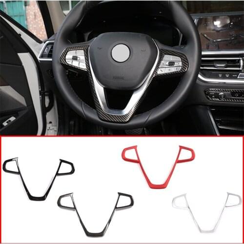 Car Steering Wheel Frame Trim Cover For BMW 3 5 7 Series X3 X5 X7 G05 G07 G11 G12 G20 G30 2019-2020 For BMW 6 Series GT 2020