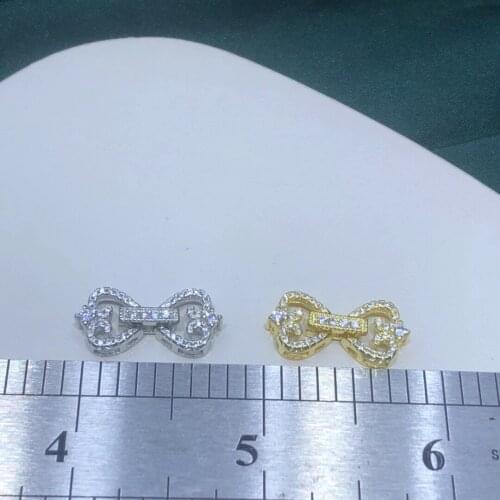 HOT NEW Design 925 Sterling Silver Wholesale Necklace Bracelet Clasps and Hooks Jewelry Accessory Parts Settings