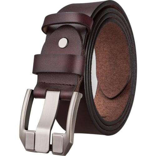 14 Styles luxury Male Pin Buckle Genuine Leather Belts For Men Business Gifts Barry.Wang New Fashion Designers SZ-0009