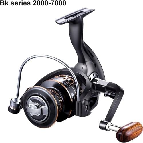 BK Series Fishing Reel 2000-7000 Metal Spool Spinning Reel Bearings Drag Metal Spare Spool Saltwater Reel Fishing Accessories