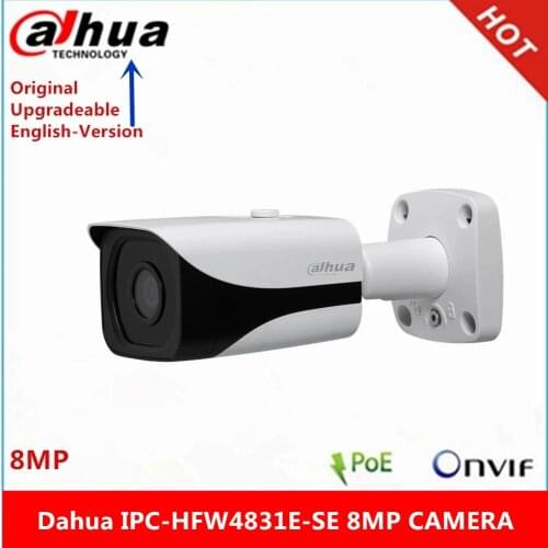 Dahua IPC-HFW4831E-SE Ultra HD 8MP built-in sd card slot IP67 IR40M POE 4K IP Camera