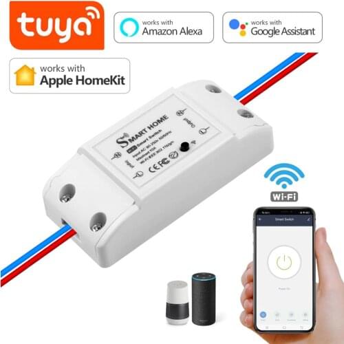 Apple Homekit/Tuya Smart Switch interruptor Relay Switch Breaker wifi Remote Control For Homekit/Amazon Alexa/Google Home IFTTT