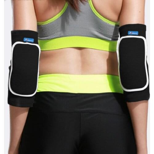 2PCS Sports Sponge Elbow Pads Support Volleyball Basketball Tennis Elbow Protector Elastic Crashproof Arm Brace Sleeves Guard