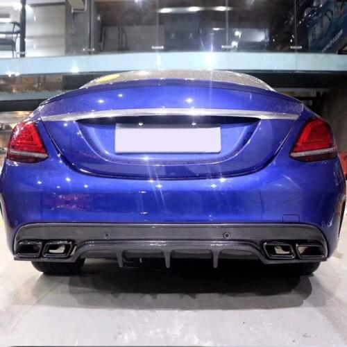 2021 Suitable For Benz Mercedes C200l C260lcoupe Cla200 220 Refitting C63 Amg Fd Rear Lip and Tail Pipe