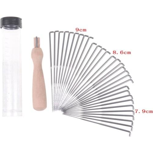 30pcs/set DIY Supplies PIN Felting Needle Tool Set with 10 Felting Needles With Clear Bottle Wool Felting Needles Kits