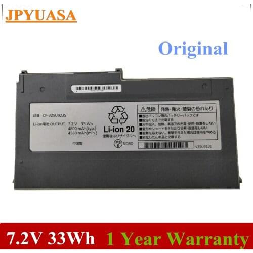 7XINbox 7.2V 33Wh Original CF-VZSU92JS CF-VZSU92 Original Laptop Battery For Panasoni CF-MX3 CF-MX4 VZSU92JS