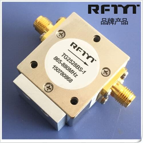 865-880MHz coaxial ferrite microwave communication CDMA RF isolator RFTYT 800M