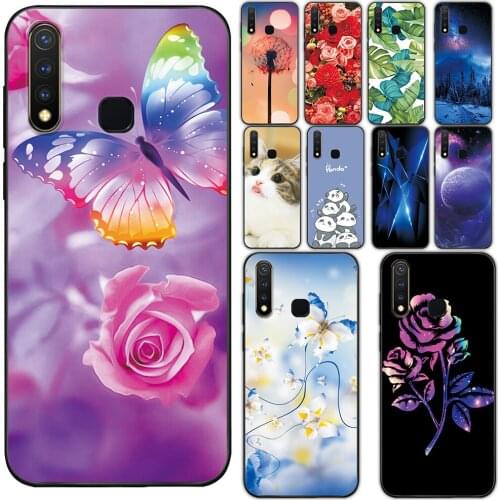 For vivo Y19 Case 6.53 inch Shockproof Phone Bag For vivo Y19 y19 Soft Silicone Cover For vivo Y19 TPU Cool Fashion Case Bumper