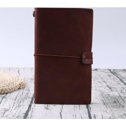 Travel Elegant Handcrafted Diary Notebook Engraved Leather Journal Message Note