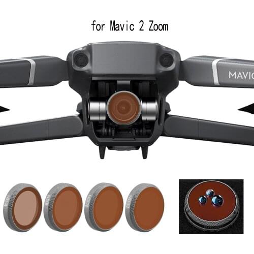 For Mavic 2 Zoom Gimbal Camera Lens Filter Adjustable Waterproof Lens Filter Filters Parts UV ND4 ND8 ND16 ND32 ND64 Accessory
