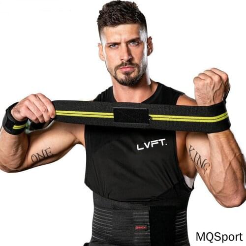 Gym Fitness Wristband Twisted Elastic Bandage Strength Training Sprained Wrist Protector Weightlifting Bench Press Sports