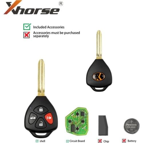 Xhorse XKTO02EN key For Toyota 1 Piece