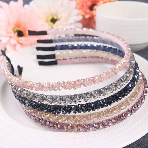 Fashion Women Girl Metal Crystal Hairbands Headband Beautiful Jewelry Headwear Hair Band Accessories