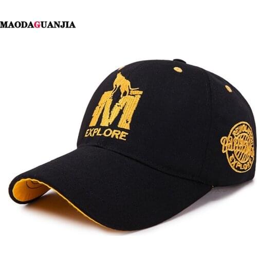 MAODAGUANJIA New Fashion couple embroidered baseball cap mens outdoor sports hat ladies sunscreen visor cap 2020