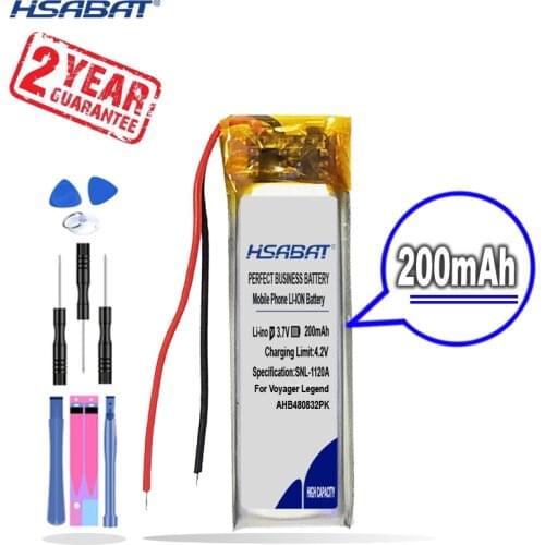 New Arrival [ HSABAT ] 200mAh AHB480832PK Replacement Battery for PLANTRONICS Voyager Legend,5200 Headest
