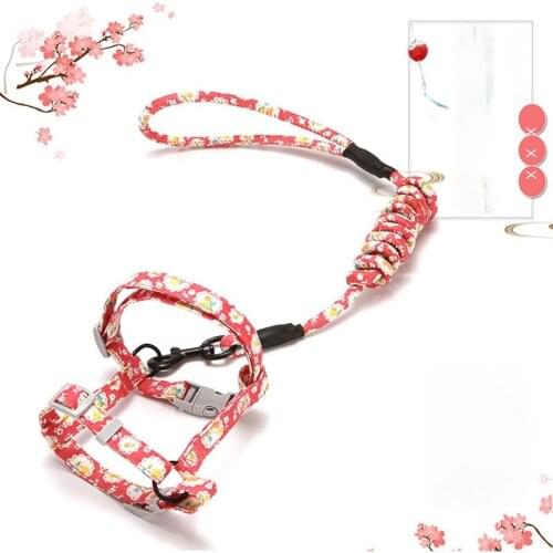 New Pet Cat Harness Leash and Collar for Small Cats Products for Pets Supplies