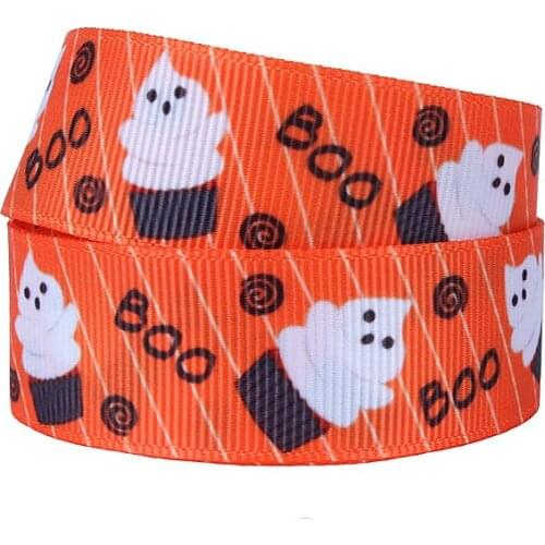 Wholesale FLORA character Ribbons boo halloween character grosgrain ribbon for baby products