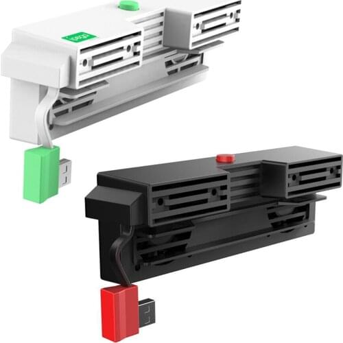 Portable 2 Fans External Cooler USB Powered Cooling Fan For Nintend Switch Console Dual-Mode Heat Dissipation