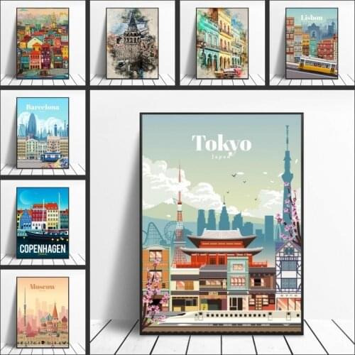 Porto Art Canvas Posters and Prints Decoration Living Room Wall Art Painting Picture Print Home Design