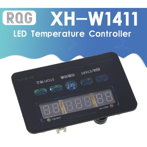 XH-W1411 Thermostat LED Digital Temperature Controller AC 110V 220V 10A Switch Thermometer Smart Temperature Regulator DC 12V