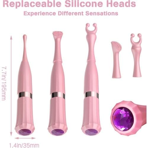 G-Spot Clitoris Vibrator, Clitoral Vaginal Nipple Stimulator for Quick Orgasm, Rechargeable Vaginal Massager for Women Sex Toys