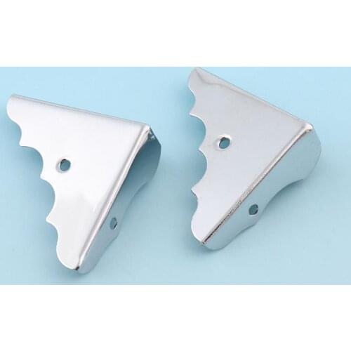 Wooden Case Corners 35mm Protector Embossed Metal Box Corners Furniture Decorative Retro Bracket