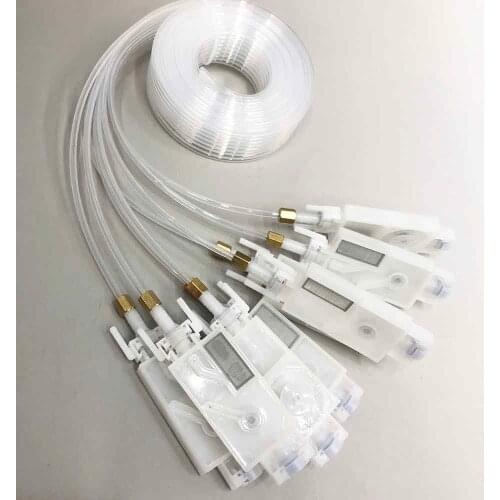2 Meter 8 Line Ink Tube DX5 Damper JV33 JV5 Damper with Hose Screw O ring for Mimaki JV33 JV5 DX5 Printhead Damper