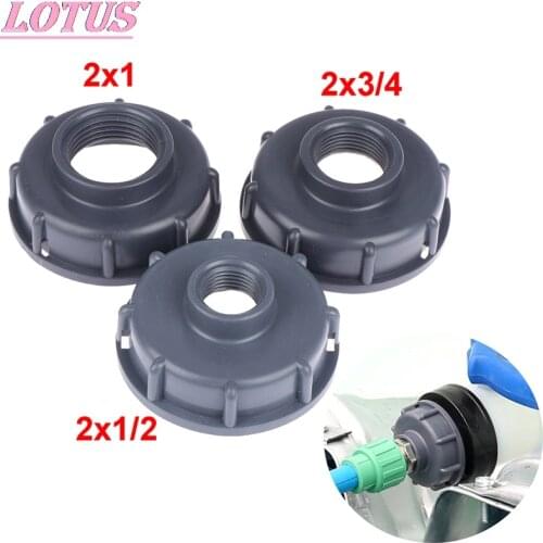 Ibc S60X6 Fuel Tank Accessory 60mm Thick Threaded Cap Female Thread To 1/2" Adapter Connector 3/4" Hotsale1pc