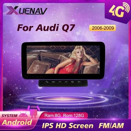 Wireless Car Radio For AUDI Q7 2006 2007 2008 2009 Multimedia GPS Receiver Android System WIFI Touch Screen Head unit 2 DIN