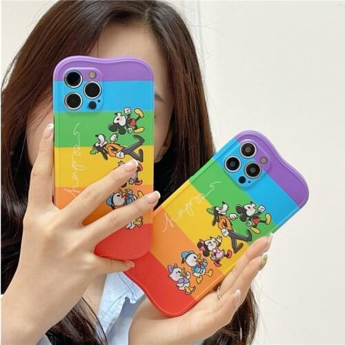 2021 Disney Mickey Minnie for iPhone 7/8 plus x/xs xr xsmax 11/12 pro max 12pro max 12mini kawayi coupe phone case