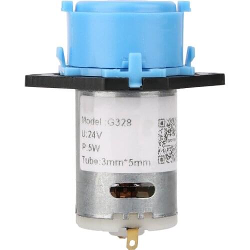 24V 3X5 Dosing Pump DIY Peristaltic Tube Head For Aquarium Lab Chemical Analysis Peristaltic Pump Automatic Mini Water Pump Flat
