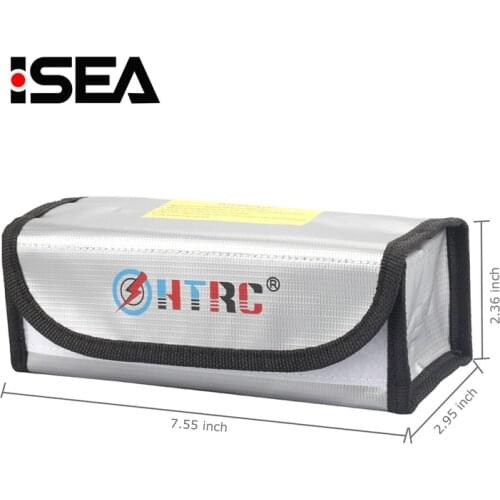 HTRC Lipo Safe Guard Battery Guard Charging Protection Explosion Proof Sack Pouch Protector Fire Resistant Lipo Battery Bag