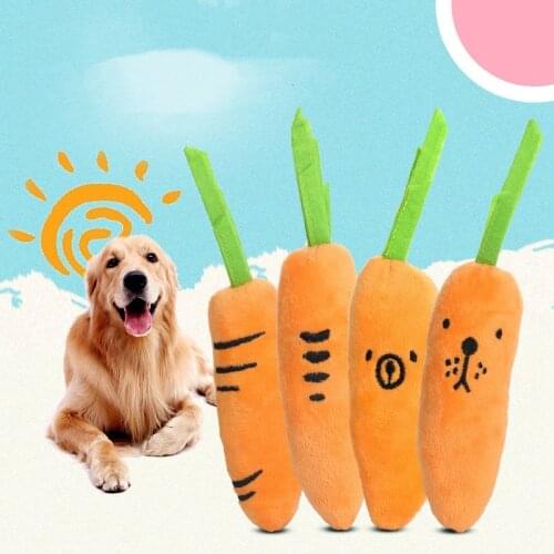 Pet Dog Toy Plush Bite Toys Puppy Dog Cite Vocal Creative Simulation Vegetable Chicken Bone Interactive Toys Cat Chew Squeak Toy