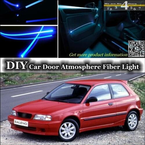 Interior Ambient Light Tuning Atmosphere Fiber Optic Band Lights For Suzuki Cultus Crescent / Baleno / Esteem Inside Door Panel