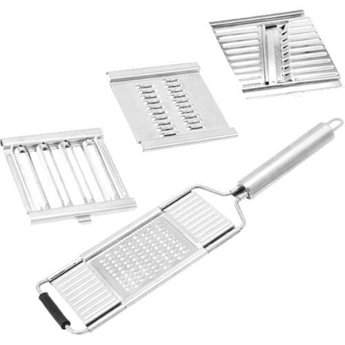 3-in-1 Multi-Purpose Vegetable Slicer Stainless Steel Fruit Potato Peeler Grater Shredders Food Chopper Cutter Kitchen Tools