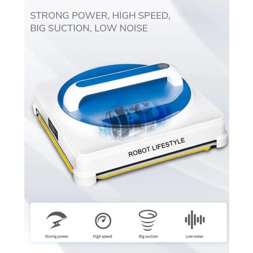 NEW APP control Window Cleaning Robot Magnetic Vacuum Cleaner,Anti-falling,Auto Glass Washing,built in detecting edge sensors