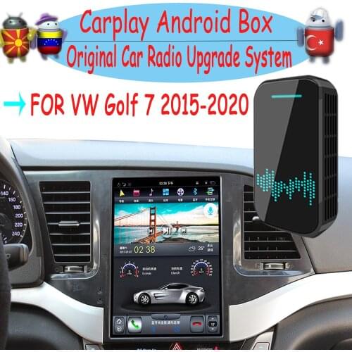 Upgrade Radio Carplay Android Auto Audio For VW Golf 7 2015-2020 Apple Wireless AI Box Car Multimedia Player GPS Navi unit