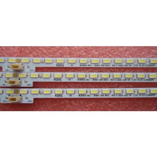 2Pieces/lot FOR Hisense LED50K5500US LCD backlight strip RSAG7.820.6412 screen he500iu-b51 80LED 544MM