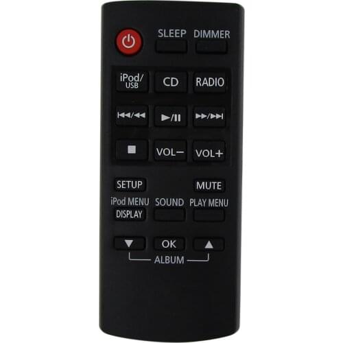 Remote Control For Panasonic N2QAYC000077 N2QAYC000079 SC-HC28 SC-HC28DB SC-HC28EG-K Micro Compact Stereo CD Audio System