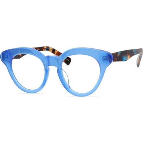 Retro Acetate Glasses Frame Unisex Progressive Multi-focal Lens Optical Eyewear Goggle See Near Far Reading Eyeglasses Spectacle