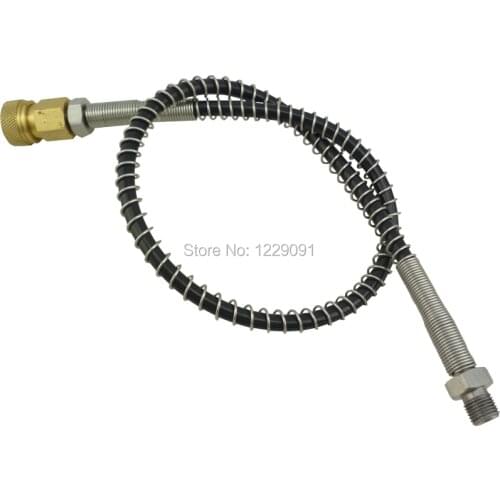 BULL PCP 63Mpa high pressure hose with 8mm copper quick connector and stainless steel fittings for pcp hand pump factory outlet
