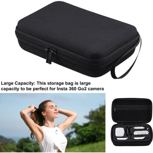 Sport Camera Bag Portable Storage Carrying Case Waterproof Collection Bag For Insta 360 Go2 GO 2 Accessories Handbag Travel Case