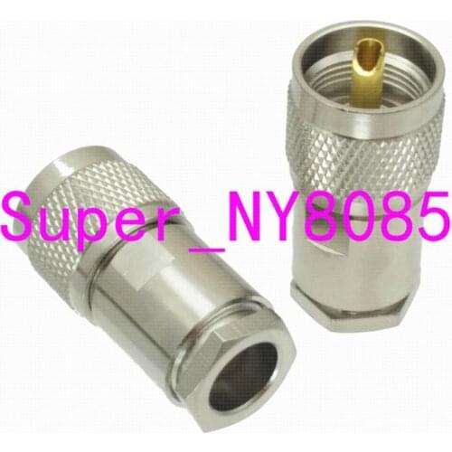 UHF PL259 male PLUG clamp RG8 LMR400 RG165 RG213 RF connector