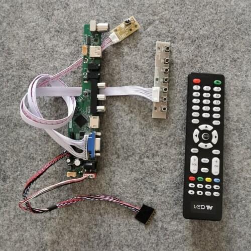 WLED 60Hz VGA+USB+AV universal controller board 1600*900 Kit panel For LTN140KT01/LTN156KT02/LTN156KT06 display LVDS 40 Pin