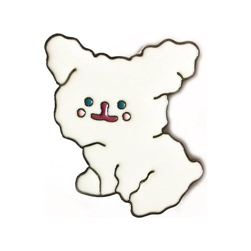 1Pcs Animal Brooche Pin Cute Dog Gifts Lucky Jewelry Clothes Metal Badge Brooches For women Pins For Backpacks