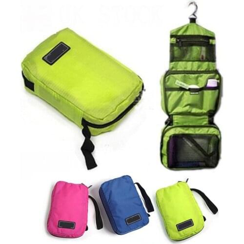 1pcs Portable Hanging Organizer Bag Foldable Cosmetic Makeup Case Storage Traveling Toiletry Bags Wash Bathroom Accessories