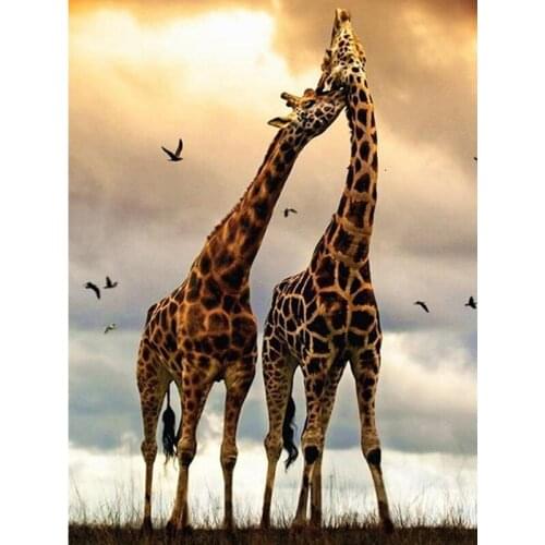 Diamond Painting 5D Giraffe Square/Round Diamond Embroidery Animals Cross Stitch Rhinestones Art Handmade Hobby Gift Wall Decor