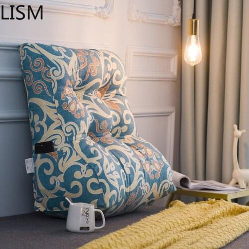 Large Back Triangle Sofa Cushion Pillow Cojines Can Be Removed and Washed FK114 Headrest Chair Cushion Neck and Waist Office