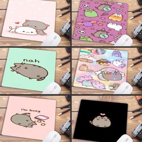 Mairuige Big promotion mouse pad Cute Cat Picture Anti-Slip Laptop PC Mice Pad Mat Mousepad For Optical Laser Mouse 22X18CM