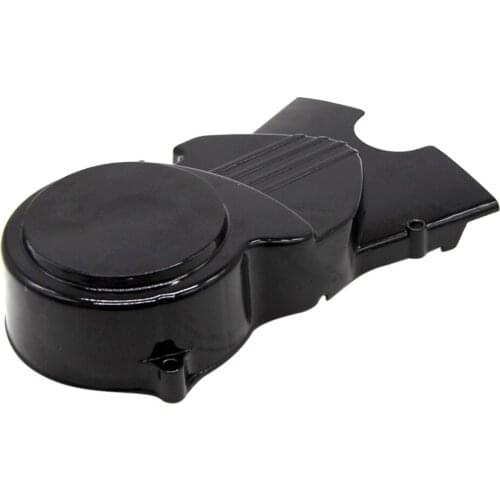 Black New Aluminum Engine Chain Sprocket Cover Casing For Lifan 125cc
